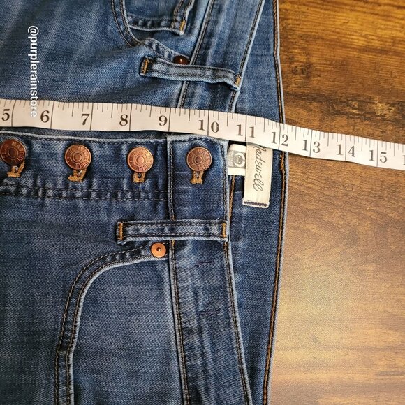 Madewell Jeans Size 28 Skinny 10" High Rise Tummy Control Medium Wash Denim - Picture 9 of 12